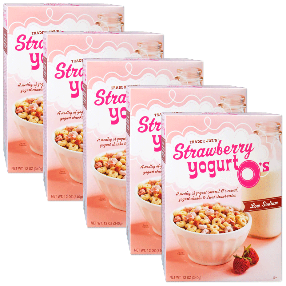 Trader Joe's Strawberry Yogurt O's - 10 oz