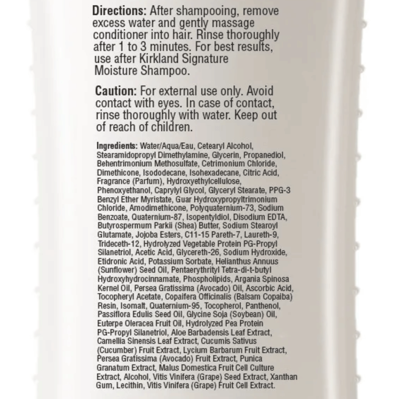 Kirkland Signature 커클랜드 시그니처 모이스처 컨디셔너, 33.8 fl oz (1 L) - 1병