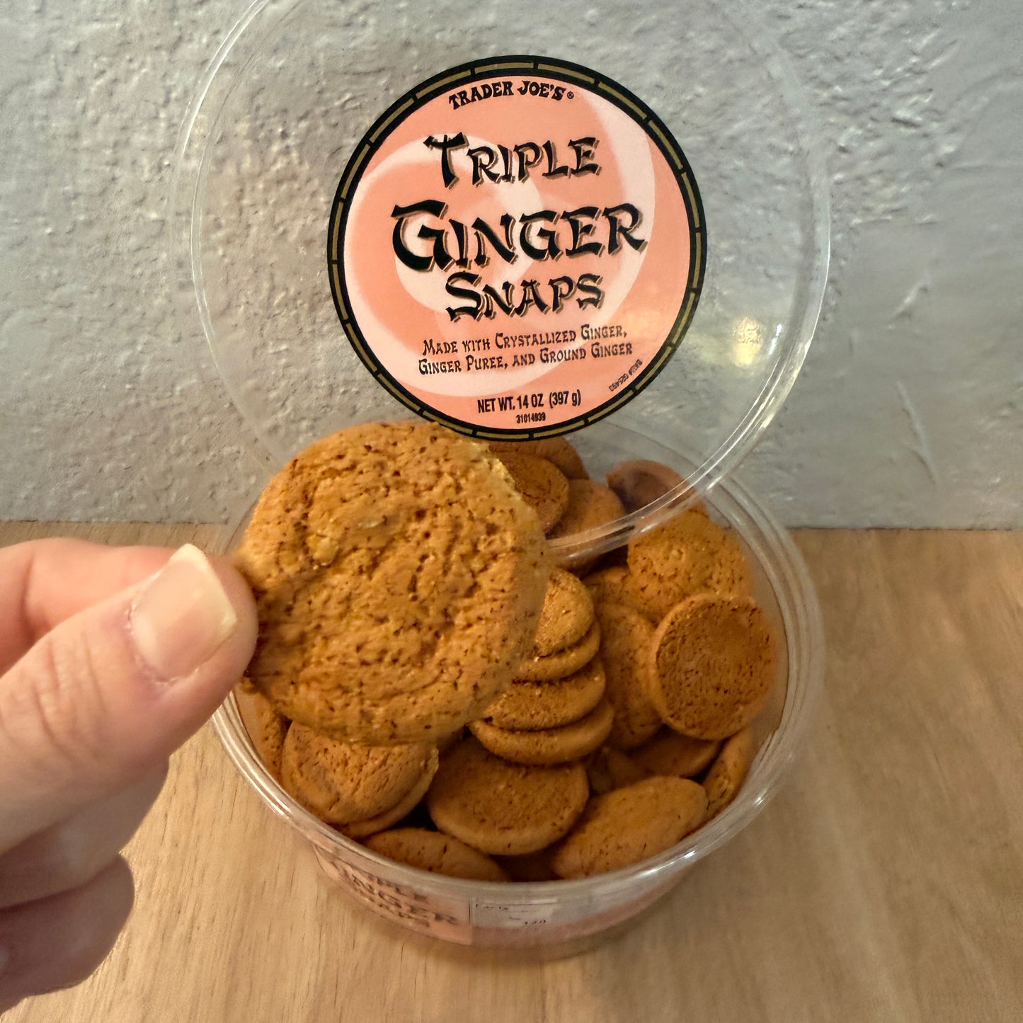 Trader Joe's 트레이더 조 트리플 진저 스냅 — 3가지 형태의 진짜 생강