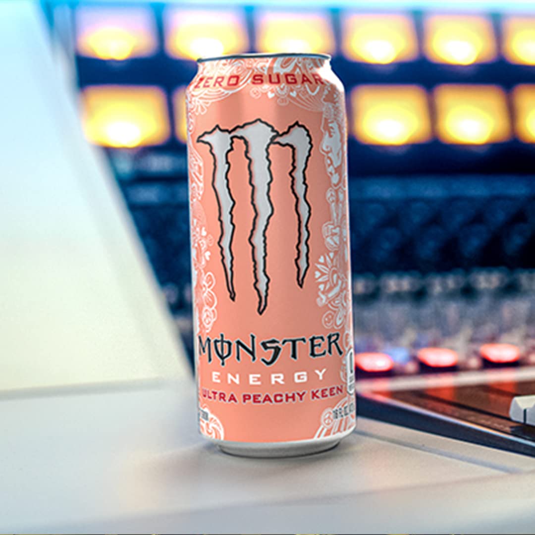 Monster Energy Ultra Peachy Keen — 16 fl oz (473mL) × 15 Cans