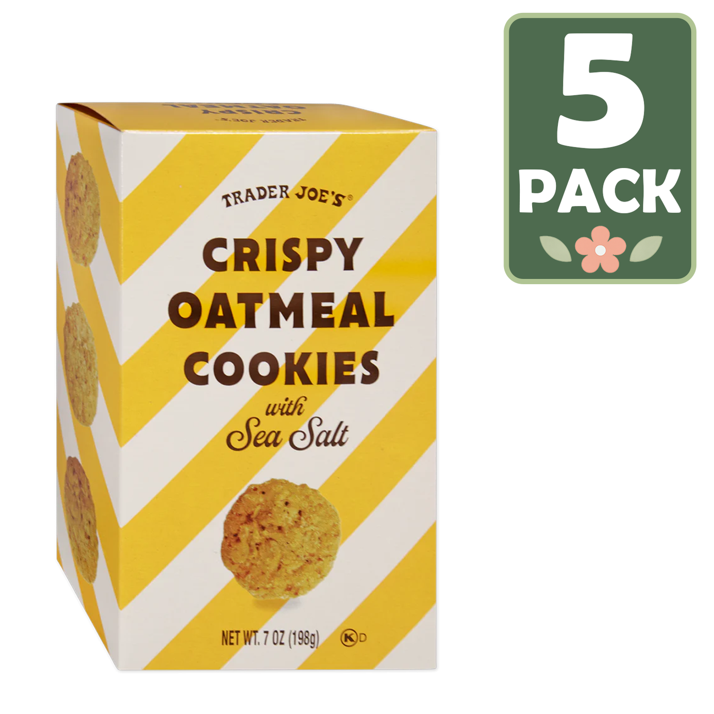 Trader Joe's Crispy Oatmeal Cookies with Sea Salt - 7 oz