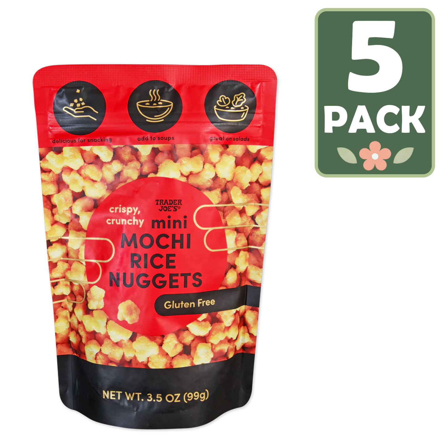Trader Joe's 트레이더 조 미니 모찌 라이스 너겟 - 3.5 oz