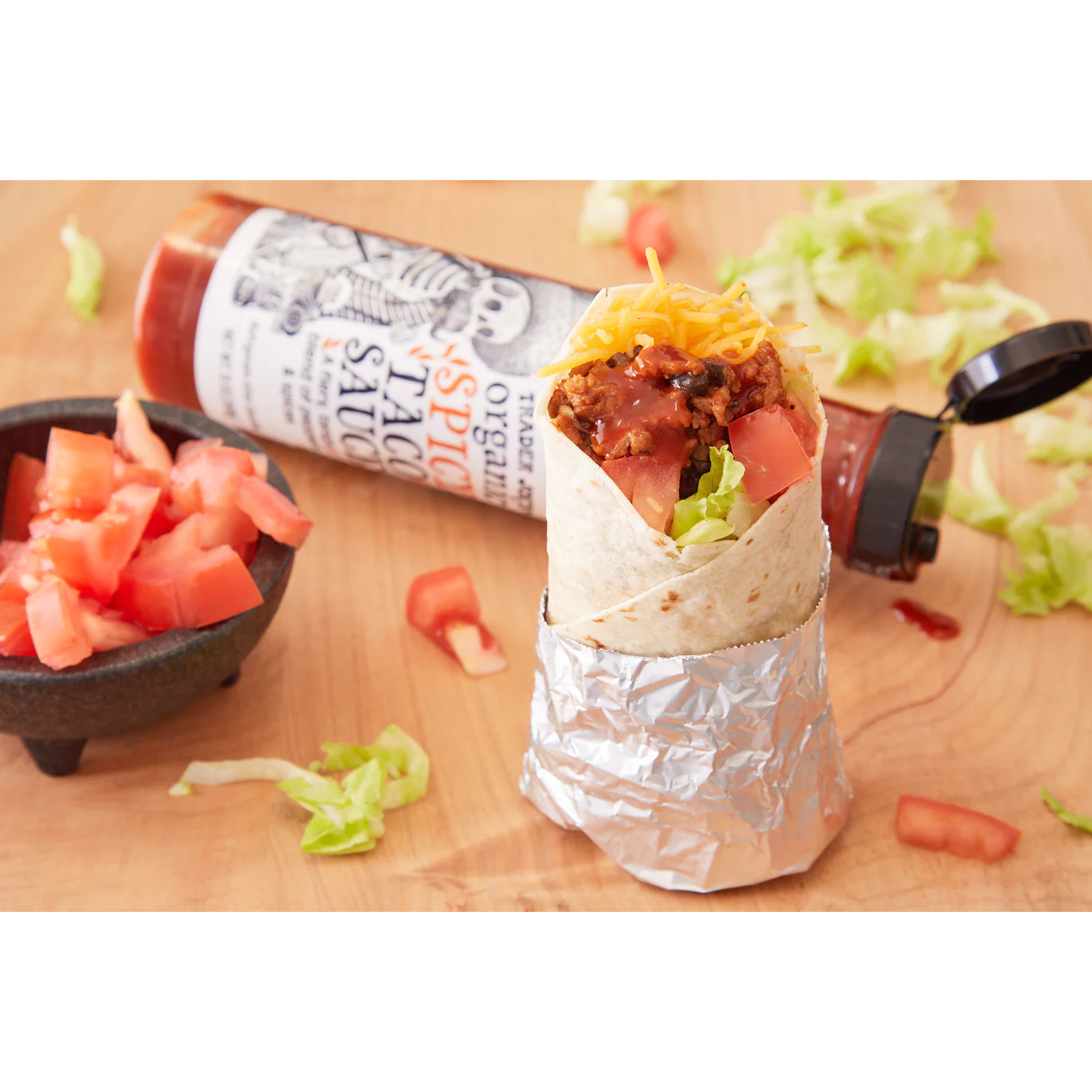 Trader Joe's 트레이더 조 유기농 스파이시 타코 소스 - 13 oz
