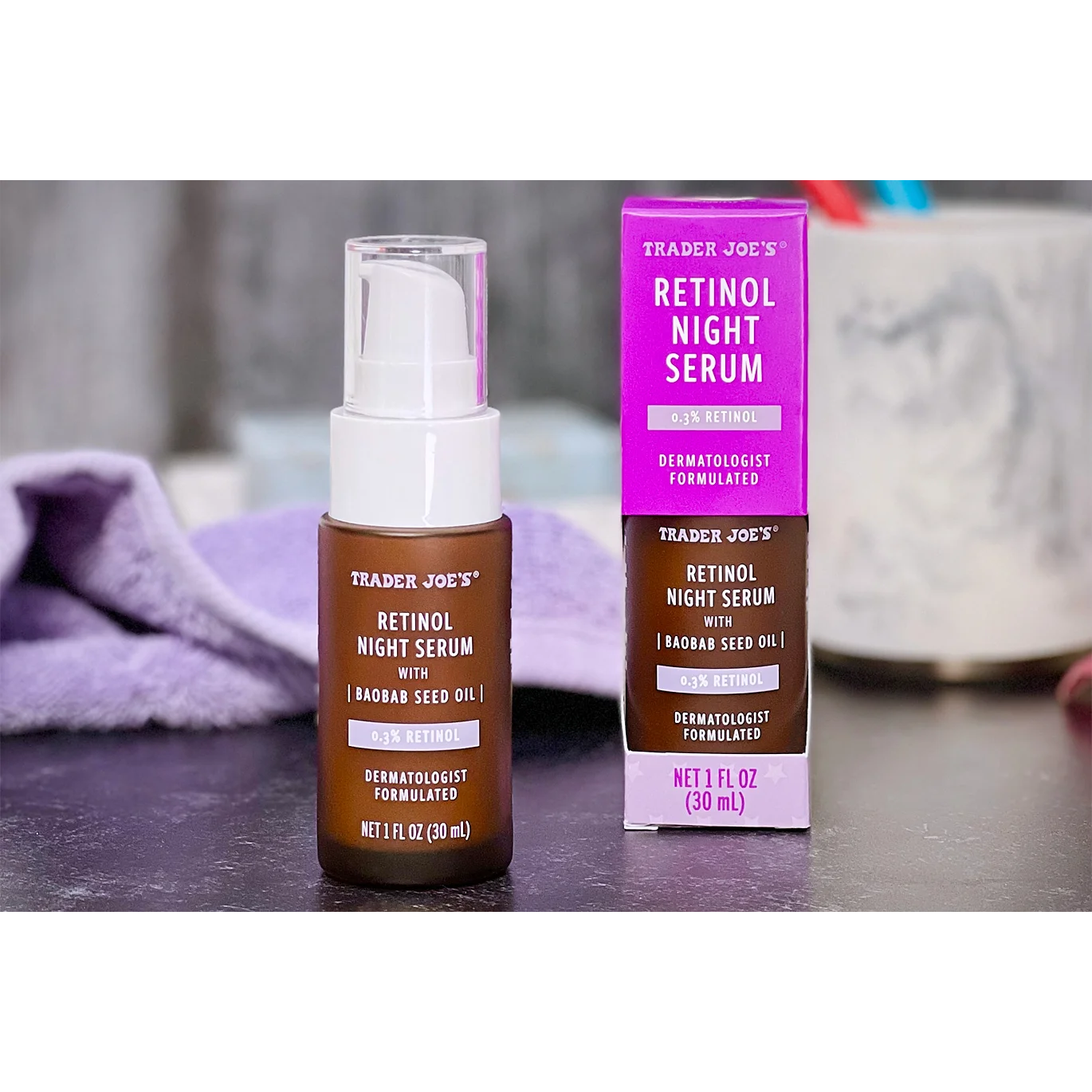 Trader Joe's Retinol Night Serum — Baobab Seed Oil (29 mL)