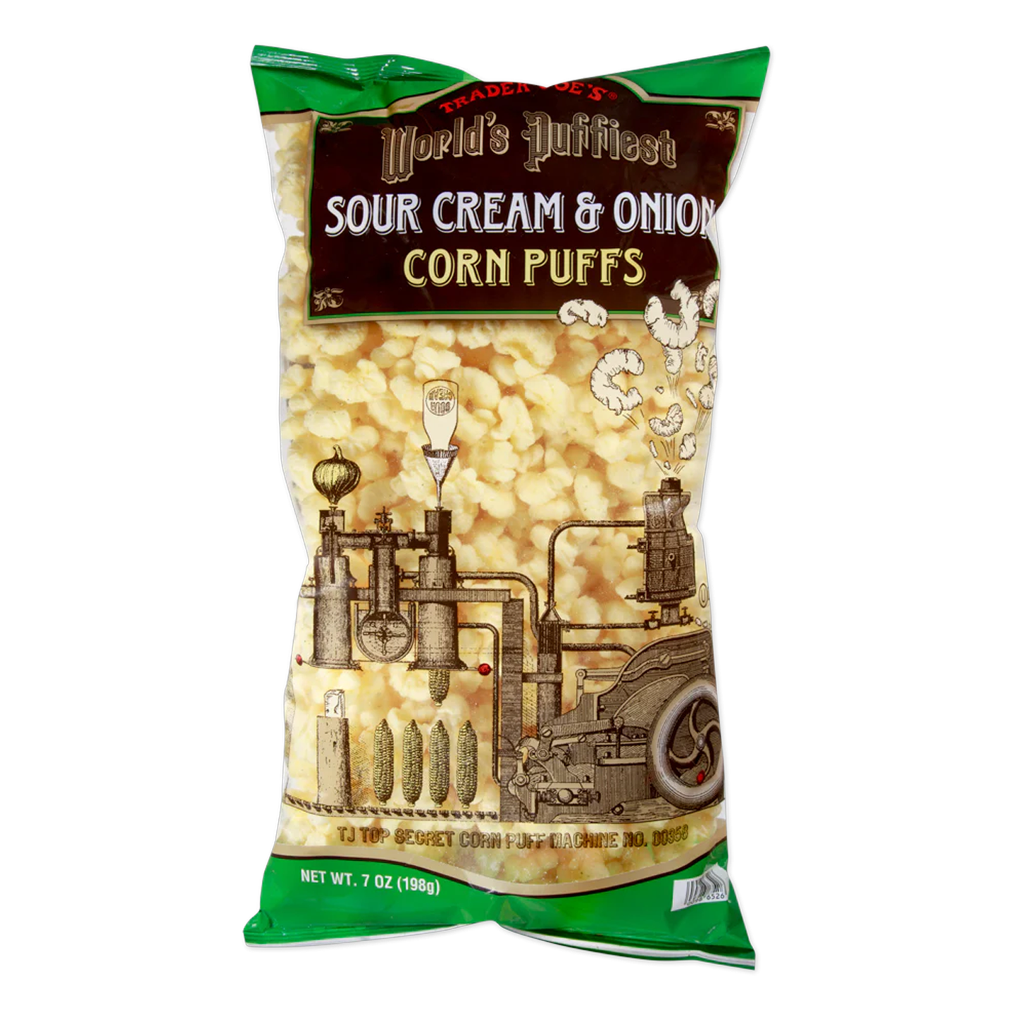 Trader Joe's 트레이더 조 월즈 퍼피스트 사워크림 & 어니언 콘 퍼프 - 7 oz