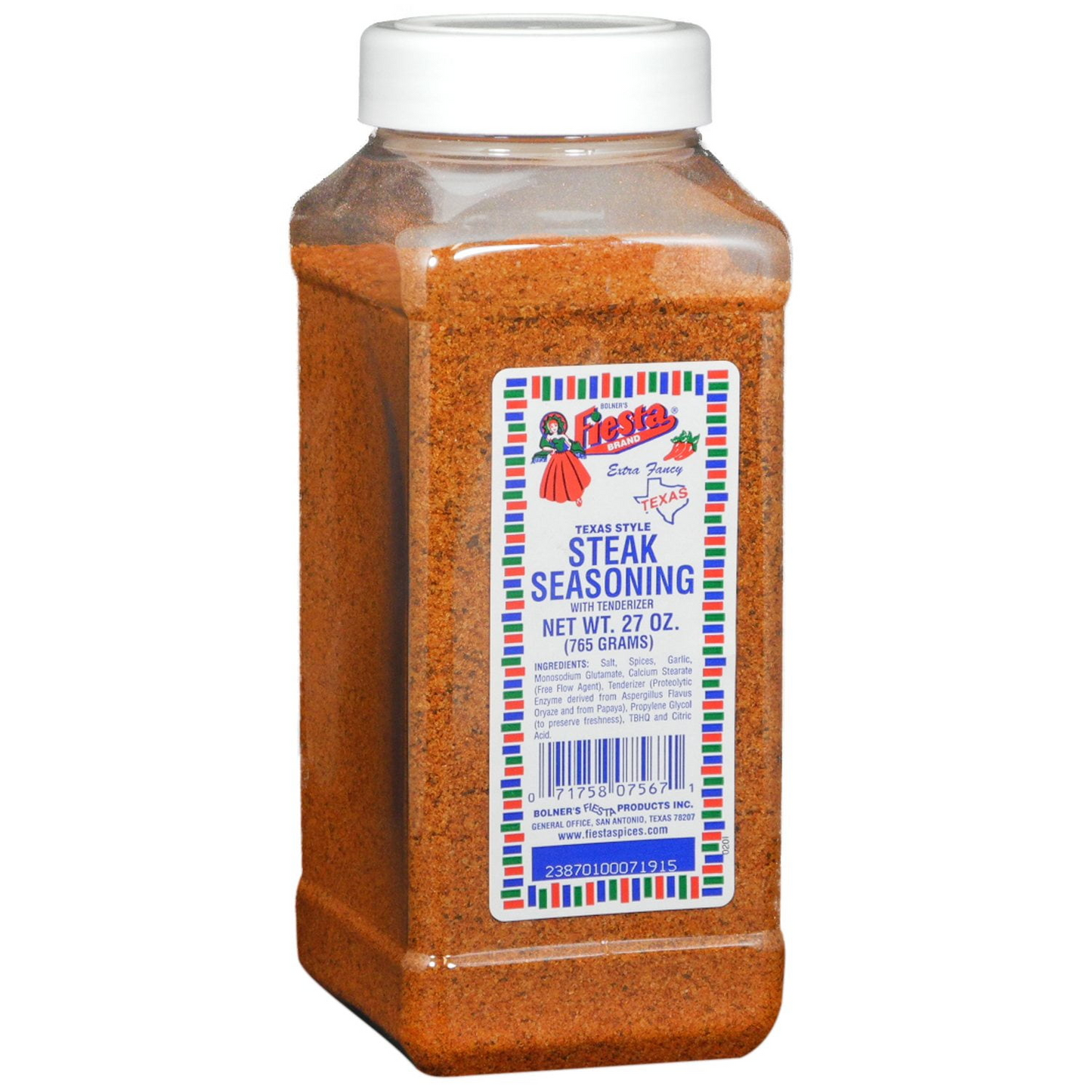 Bolner's Fiesta 볼너스 피에스타 텍사스 스타일 스테이크 시즈닝 - 27 oz