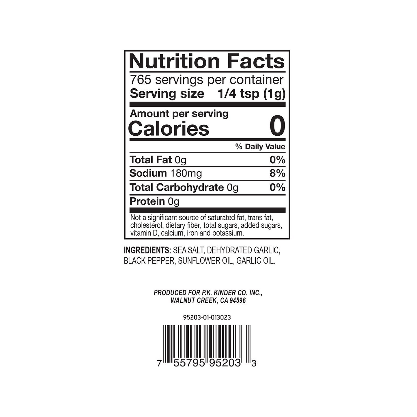 Kinder's 킨더스 더 블렌드 (솔트 페퍼 갈릭) - 27 oz