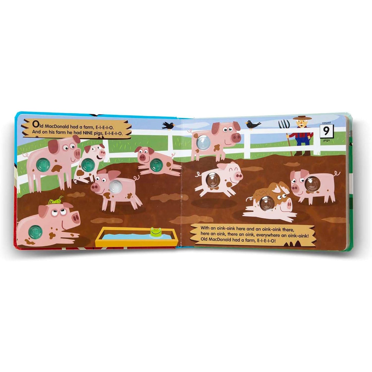 Melissa & Doug 멜리사 앤 더그 포크어닷 인터랙티브 보드북 - 늙은 맥도널드 농장