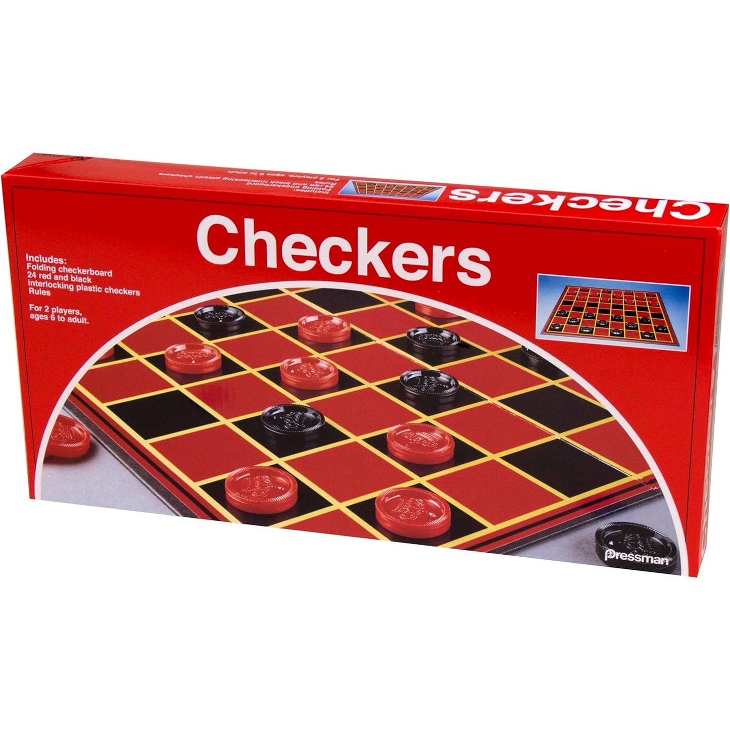 Pressman Checkers — Classic Folding Board Set