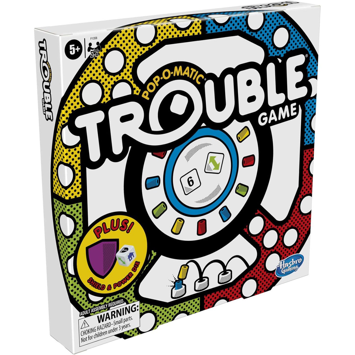 Hasbro Gaming Trouble Pop-O-Matic Board Game