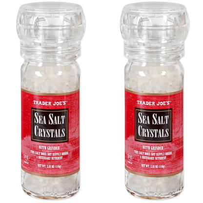 Trader Joe's Sea Salt Crystals with Grinder - 3.88 oz