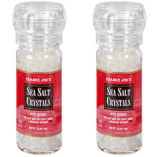 Trader Joe's 트레이더 조 씨 솔트 크리스털스 위드 그라인더 - 3.88 oz
