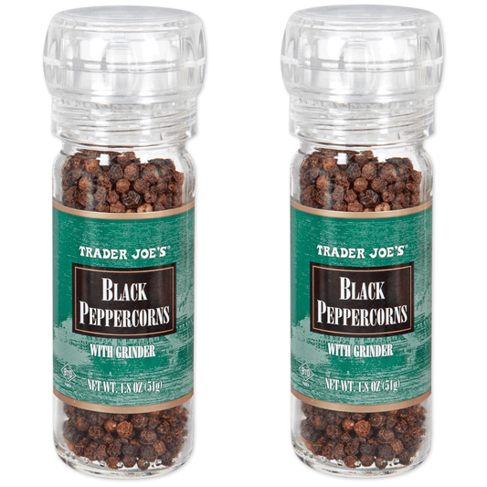Trader Joe's 트레이더 조 블랙 페퍼콘스 위드 그라인더 - 1.8 oz