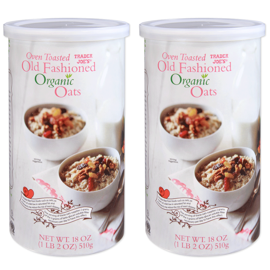 Trader Joe's Oven Toasted Old Fashioned Organic Oats - 18 oz
