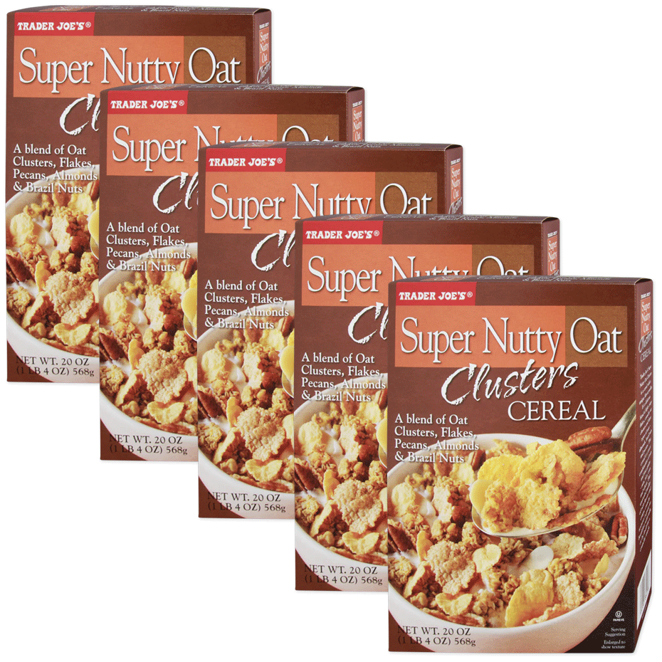 Trader Joe's Super Nutty Oat Clusters Cereal - 20 oz