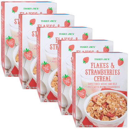 Trader Joe's Flakes & Strawberries Cereal - 11.7 oz