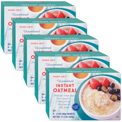 Trader Joe's Unsweetened Instant Oatmeal - 11.3 oz (8 packets)