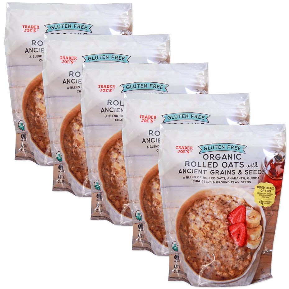 Trader Joe's Gluten Free Organic Rolled Oats with Ancient Grains & Seeds - 24 oz