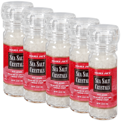 Trader Joe's Sea Salt Crystals with Grinder - 3.88 oz