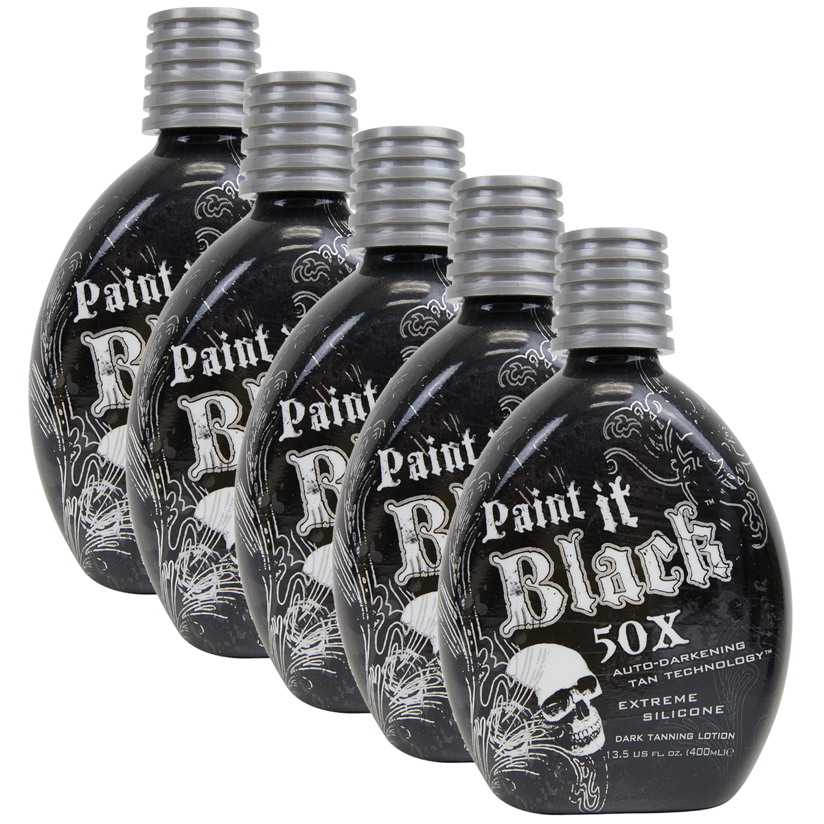 Millennium Tanning 밀레니엄 태닝 페인트 잇 블랙 50X — 입문용 이중 브론저 로션