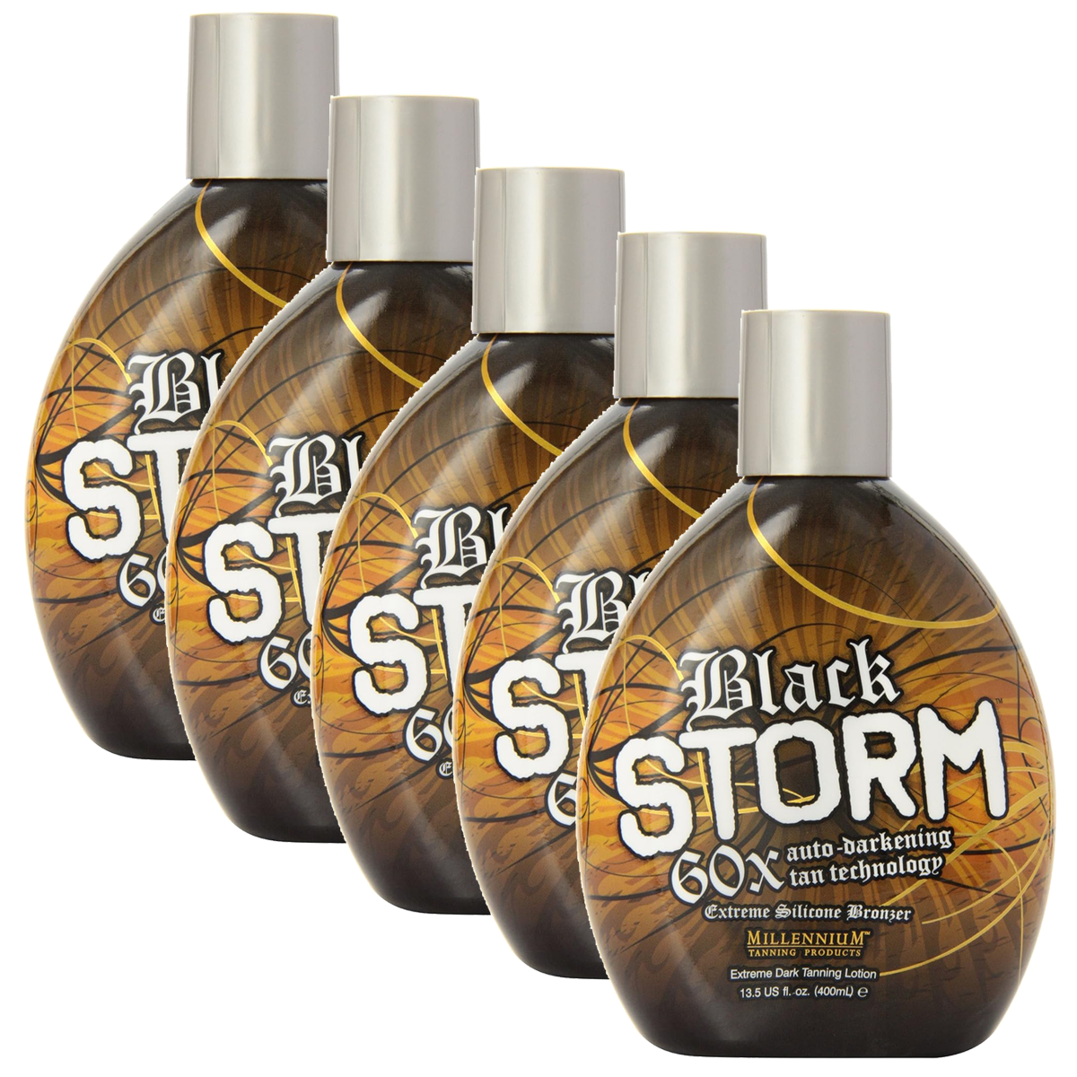 Millennium Tanning 밀레니엄 태닝 블랙 스톰 60X — 망고 + 비타민 E 트리플 브론저