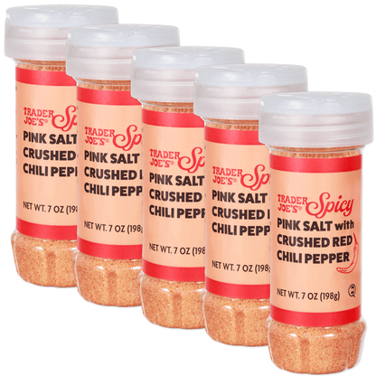Trader Joe's Spicy Pink Salt with Crushed Red Chili Pepper - 7 oz