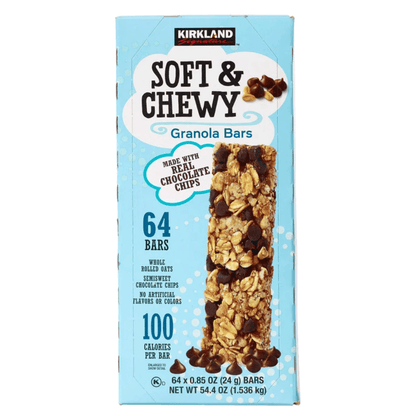 Kirkland Signature Soft & Chewy Granola Bars - 0.85 oz (24 g) - 64 Bars