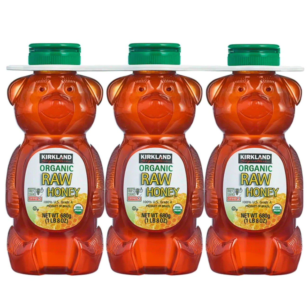 Kirkland Signature 커클랜드 시그니처 오가닉 로우 허니 - 24 oz (680 g) - 3병