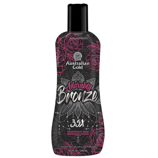 오스트레일리안 골드 어도러블리 브론즈 35X 딜라잇풀리 다크 브론징 로션 - 8.5 fl oz (251 mL)