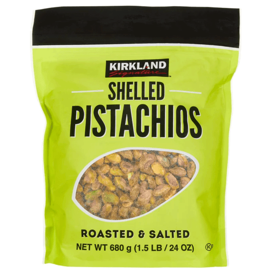 Kirkland Signature 커클랜드 시그니처 셸드 피스타치오 구워서 소금 간 - 24 oz (1.5 lbs) / (680 g)