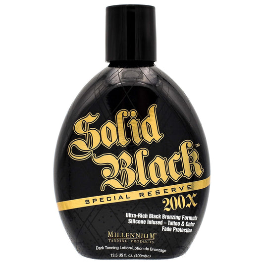 Millennium Tanning 밀레니엄 태닝 솔리드 블랙 스페셜 리저브 200X — 트리플 브론저 + 아사이