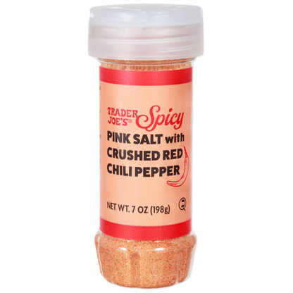 Trader Joe's Spicy Pink Salt with Crushed Red Chili Pepper - 7 oz