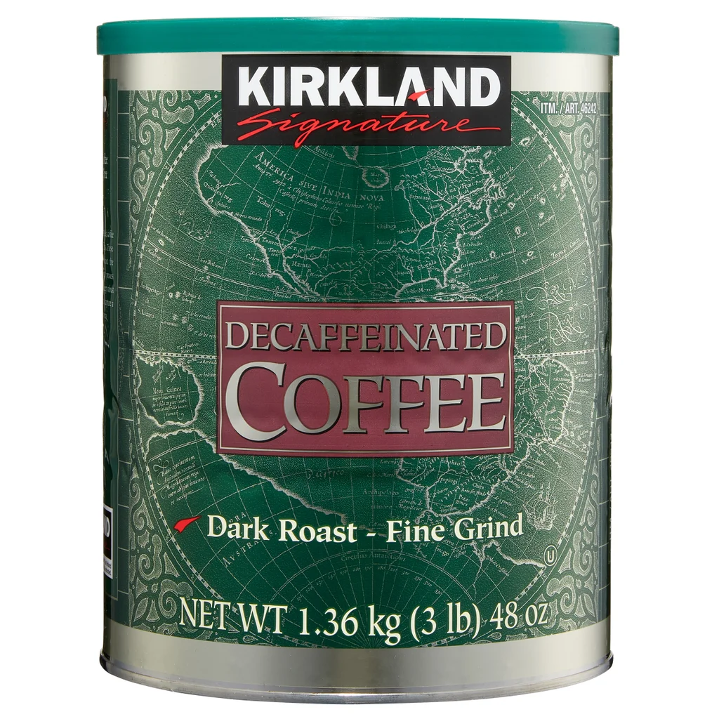Kirkland Signature Decaffeinated Coffee, Dark Roast - 3 lbs / (1.36 kg)