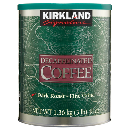 Kirkland Signature Decaffeinated Coffee, Dark Roast - 3 lbs / (1.36 kg)