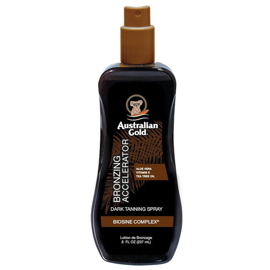 오스트레일리안 골드 다크 태닝 액셀러레이터 스프레이 젤 (브론저 함유) - 8 fl oz (237 mL)