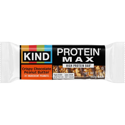 KIND Protein MAX Snack Bar — 2.12 oz (60g) × 12 Bars