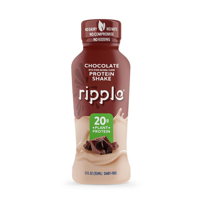 Ripple Plant Based Protein Shake — 12 fl oz (355mL) × 12 Bottles