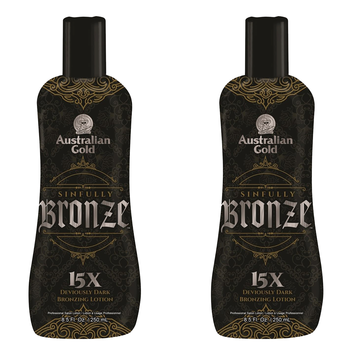 오스트레일리안 골드 신풀리 브론즈 15X 딥 다크 브론징 로션 - 8.5 fl oz (251 mL)