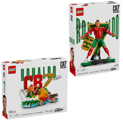 LEGO Cristiano Ronaldo World Cup Bundle (43016 + 43012 · 1,344 Pieces)