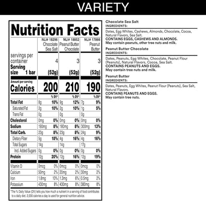 RXBAR Protein Bar — 1.83 oz (52g) × 10 Bars
