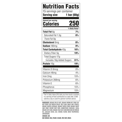 CLIF BAR 클리프 바 에너지 프로틴 바 — 68g (2.4 oz) × 15바