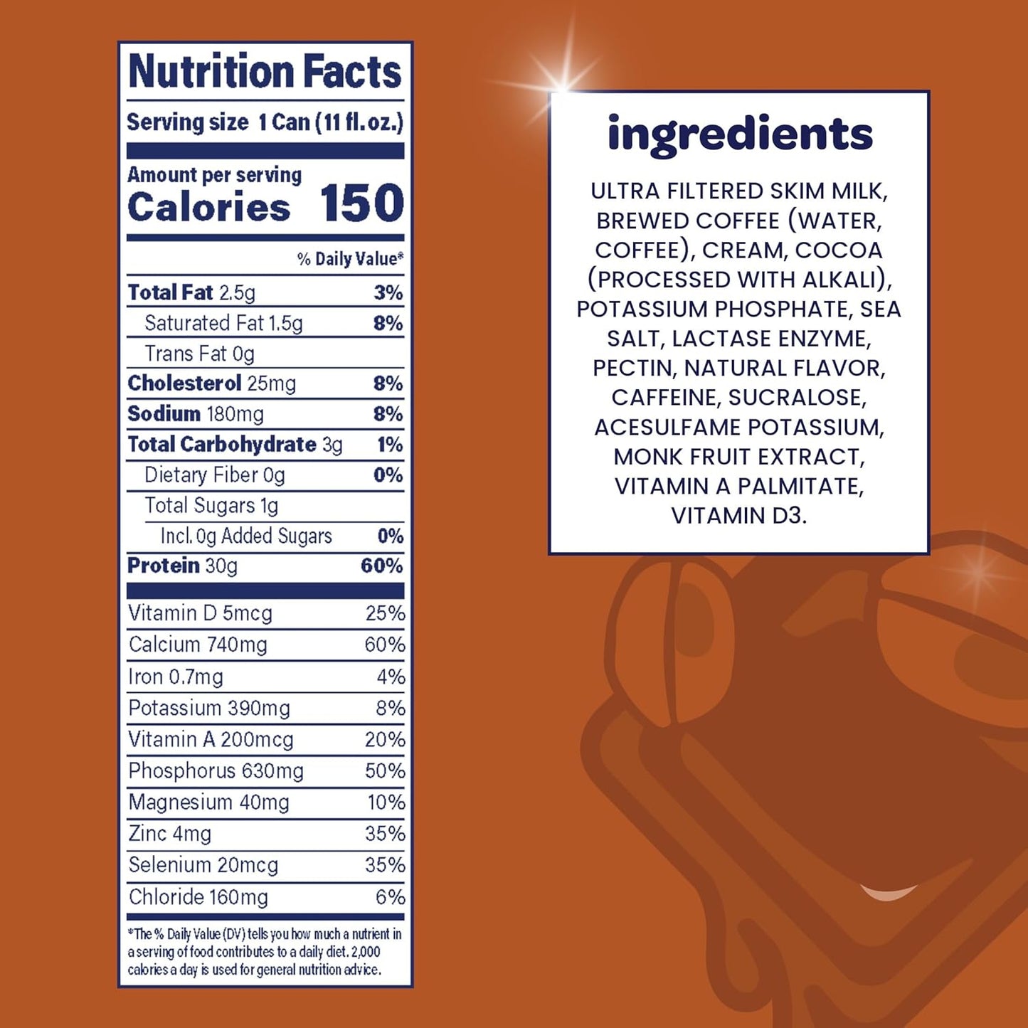 Nurri 30g Protein Ultra Filtered Milk Shake — 11 fl oz (325mL) × 10 Cans
