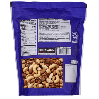 Kirkland Signature Extra Fancy Mixed Nuts, Salted - 40 oz (2.5 lbs) / (1.13 kg)