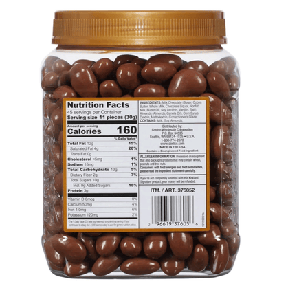 Kirkland Signature Almonds, Milk Chocolate - 3 lbs / (1.36 kg)