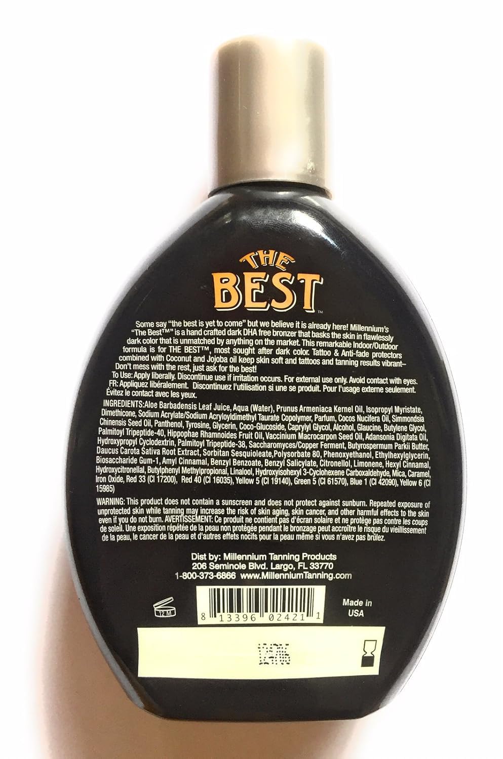 Millennium Tanning 밀레니엄 태닝 THE BEST 태닝 로션 — 균형 잡힌 이중 브론저