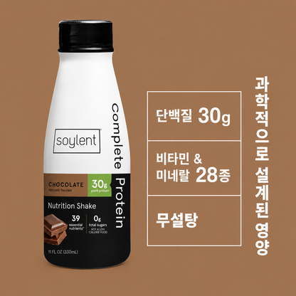 Soylent Complete Protein Shake — 11 fl oz (325mL) × 12 Bottles