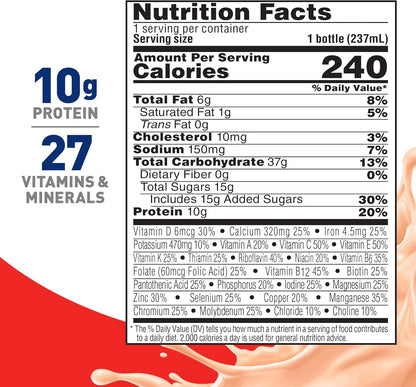 BOOST Original Nutritional Drink — 8 fl oz (237mL) × 24 Bottles