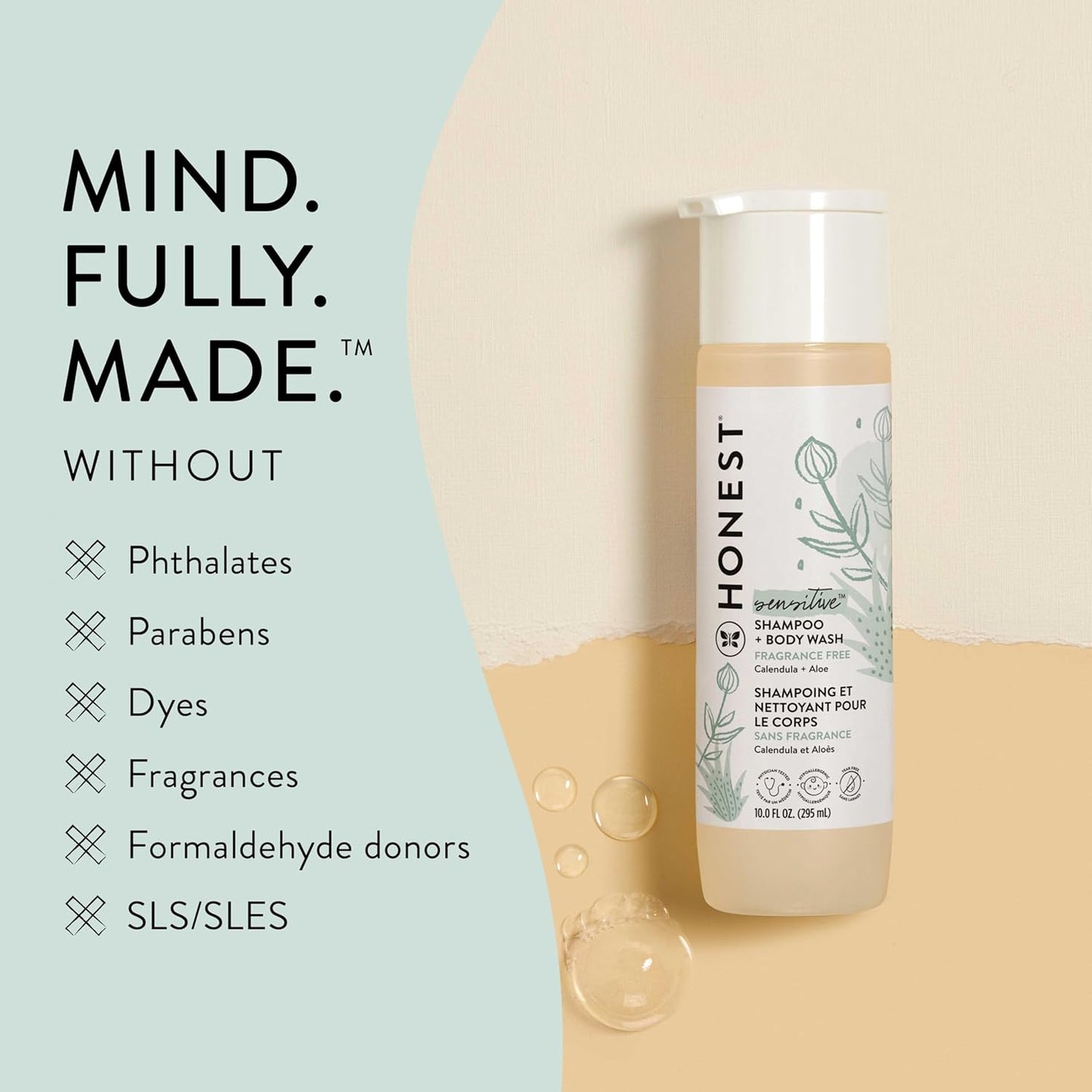 The Honest Company 2-in-1 Baby Wash — Tear-Free, Sulfate-Free
