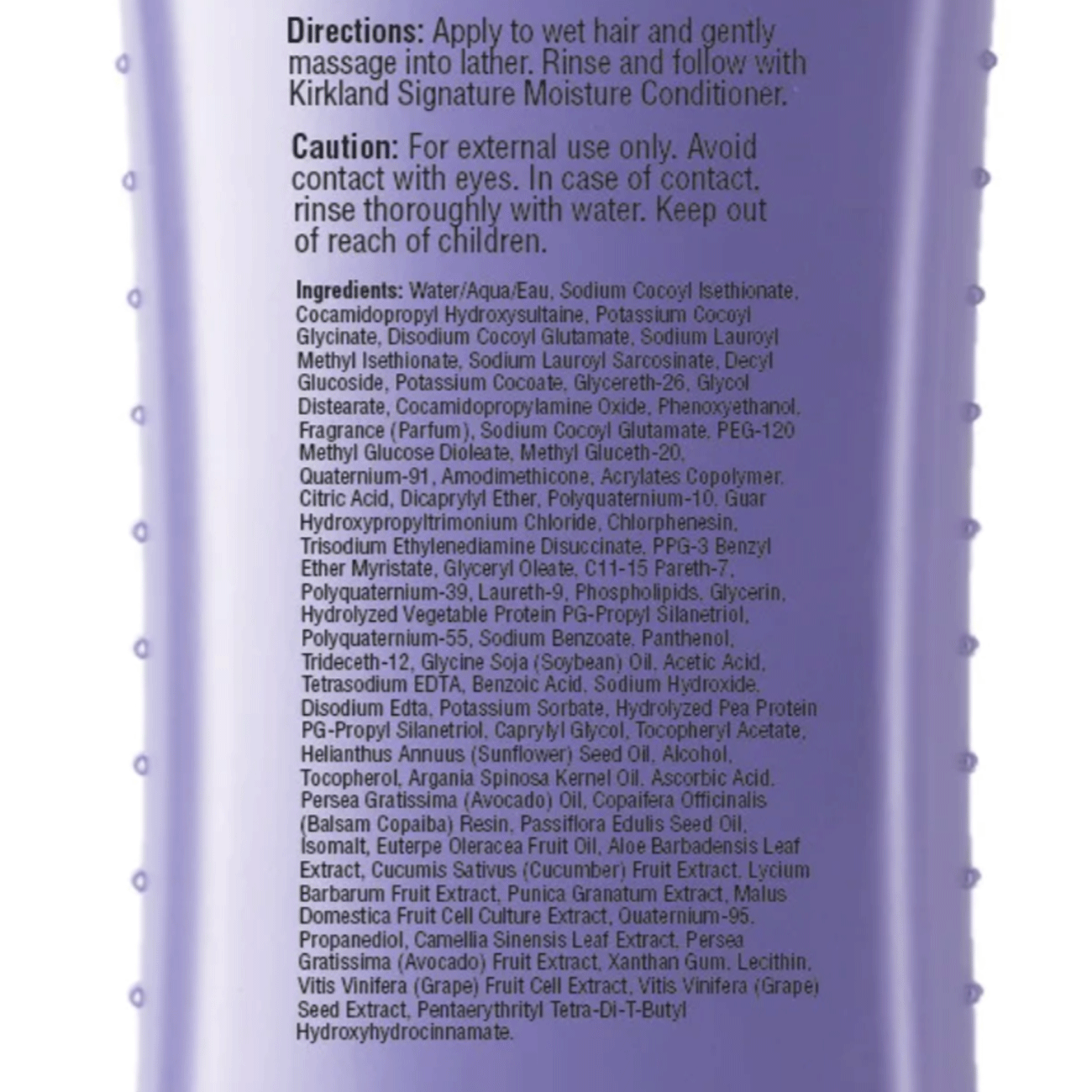 Kirkland Signature 커클랜드 시그니처 모이스처 샴푸, 33.8 fl oz (1 L) - 1병
