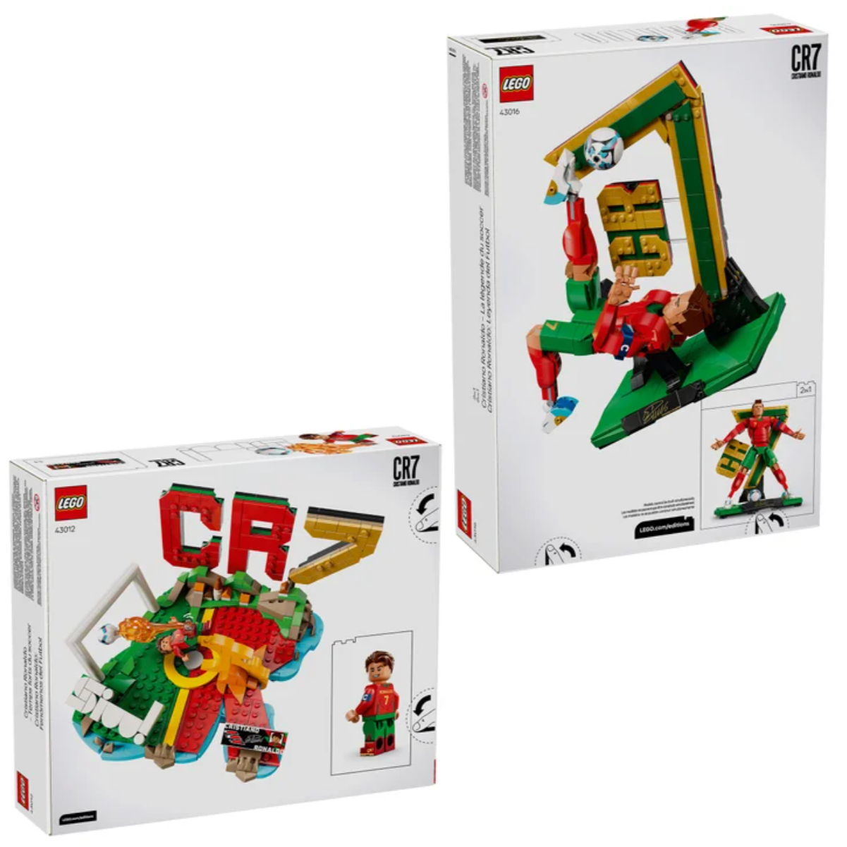 LEGO Cristiano Ronaldo World Cup Bundle (43016 + 43012 · 1,344 Pieces)
